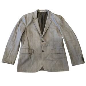 GAP Men's Cotton Blazer Gray Size L